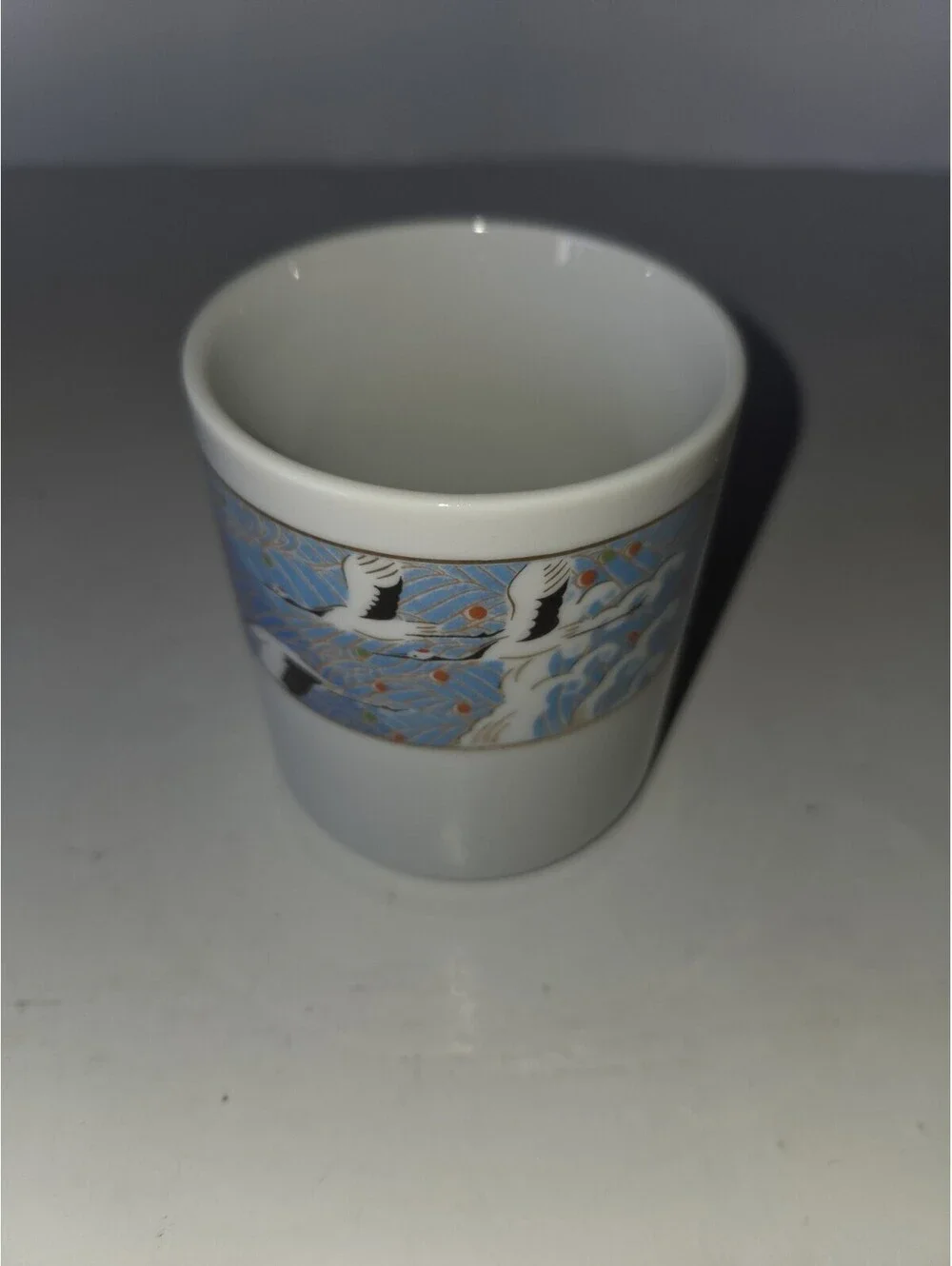 Vintage Japanese Crane Coffee Mug SG2